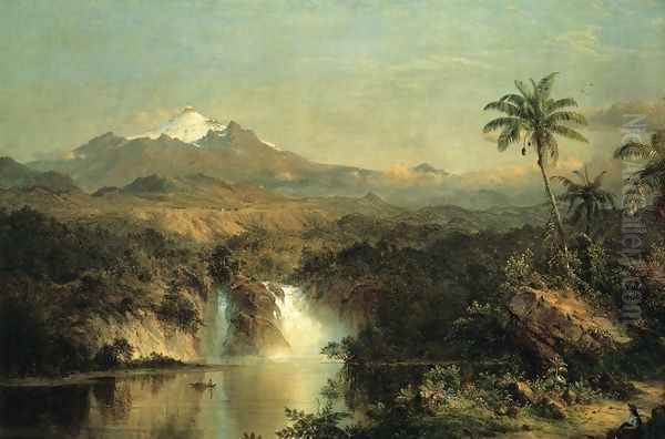 View of Cotopaxi Oil Painting by Frederic Edwin Church