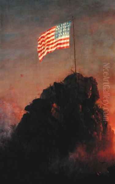 Our Flag, 1864 Oil Painting by Frederic Edwin Church