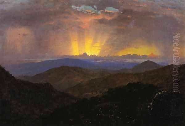 Sunset, Jamaica (study for 