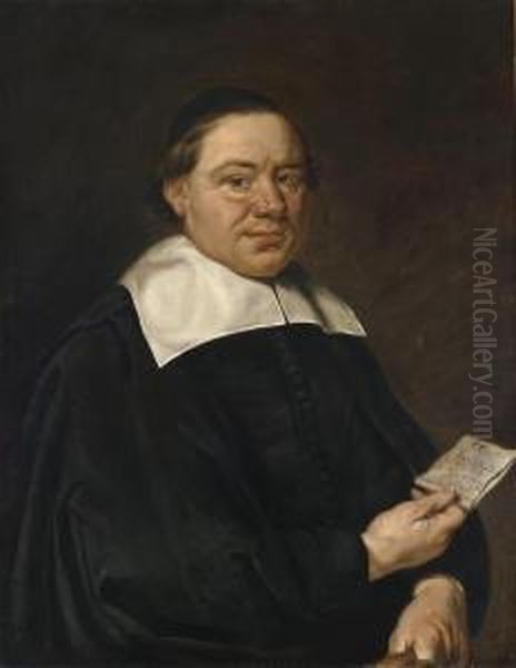 A Portrait Of Phillip Jansz. Dou Oil Painting by Jan De Bray