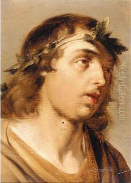 Head Of Bacchus Oil Painting by Salomon de Bray