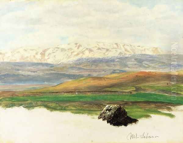 Mount Lebanon Oil Painting by Frederic Edwin Church