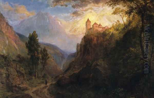 The Monastery of San Pedro Oil Painting by Frederic Edwin Church