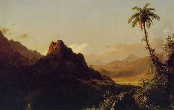 In the Tropics Oil Painting by Frederic Edwin Church