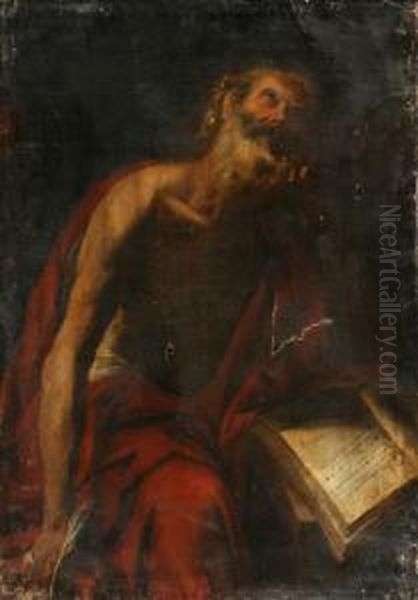 San Gerolamo Oil Painting by Baldassare De Caro