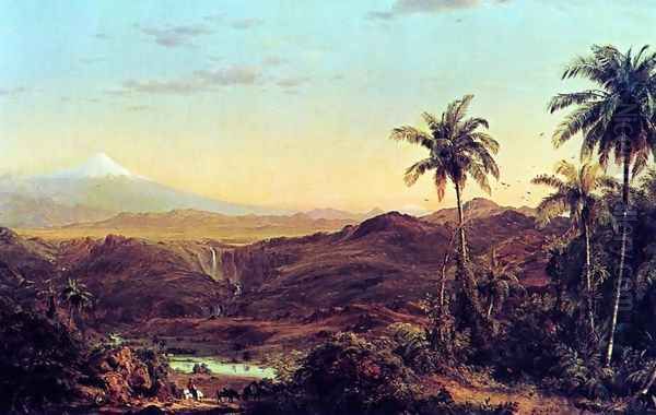 Cotopaxi 4 Oil Painting by Frederic Edwin Church