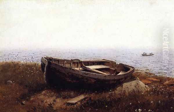 The Old Boat Oil Painting by Frederic Edwin Church