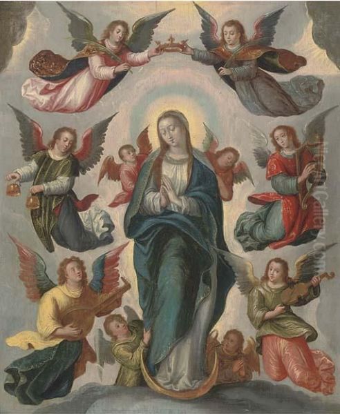 The Immaculate Conception Oil Painting by Hendrick De Clerck