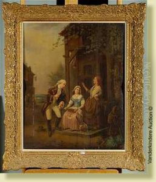 Le Chaperon Oil Painting by Jean-Henri Decoene