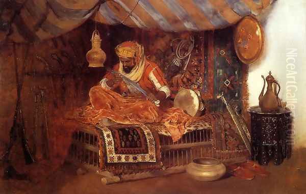 The Moorish Warrior Oil Painting by William Merritt Chase