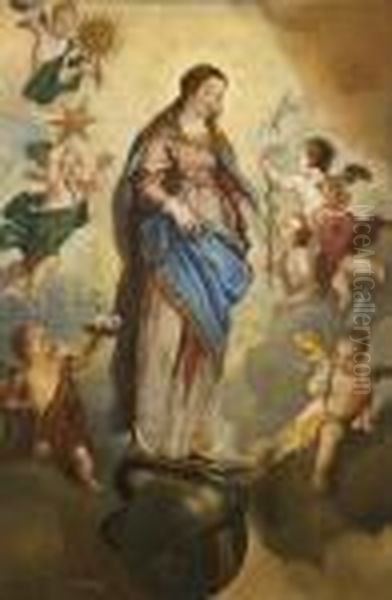 The Immaculate Conception Oil Painting by Gaspar De Crayer