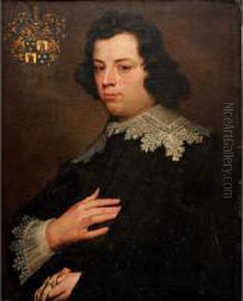 Portrait Of A Young Gentleman Oil Painting by Gaspar De Crayer