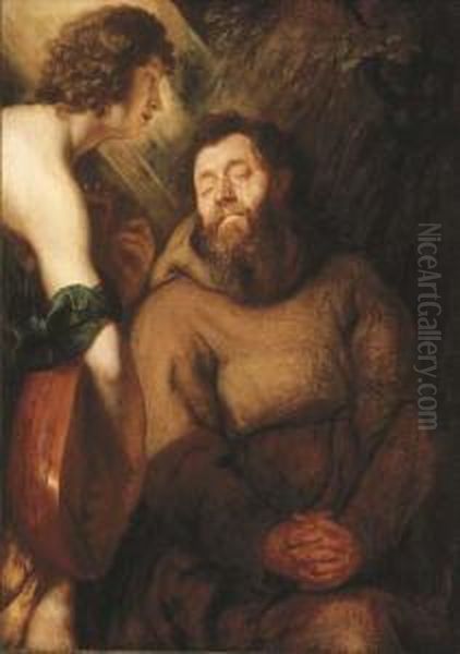 The Ecstacy Of Saint Francis Oil Painting by Gaspar De Crayer