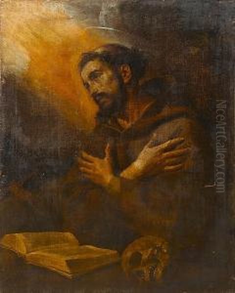 Saint Francis Oil Painting by Orazio De Ferrari