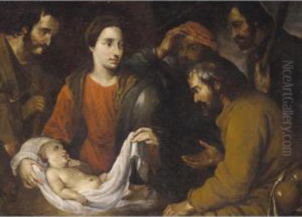 The Adoration Of The Shepherds Oil Painting by Orazio De Ferrari