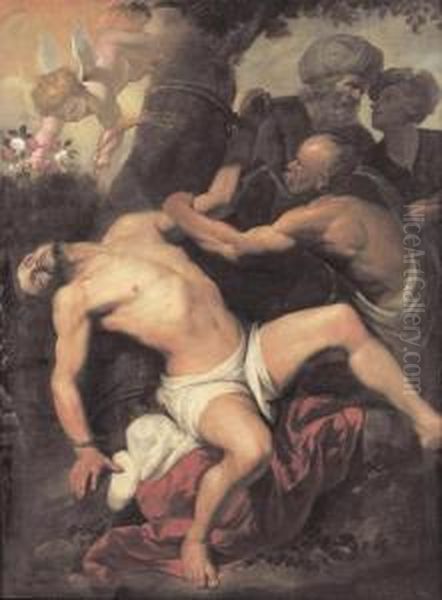 Il Martirio Di San Bartolomeo Oil Painting by Orazio De Ferrari