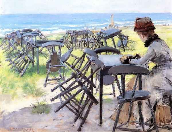 End Of The Season Oil Painting by William Merritt Chase