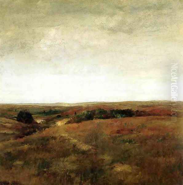 October Oil Painting by William Merritt Chase