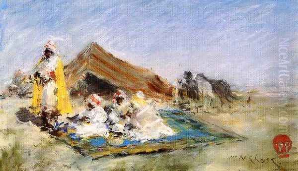 Arab Encampment Oil Painting by William Merritt Chase