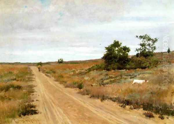 Hunting Game In Shinnecock Hills Oil Painting by William Merritt Chase