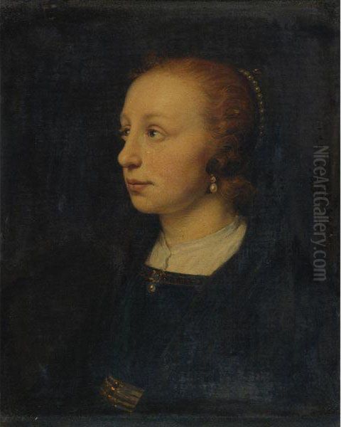 Portrait Of A Lady Oil Painting by Pieter de Grebber