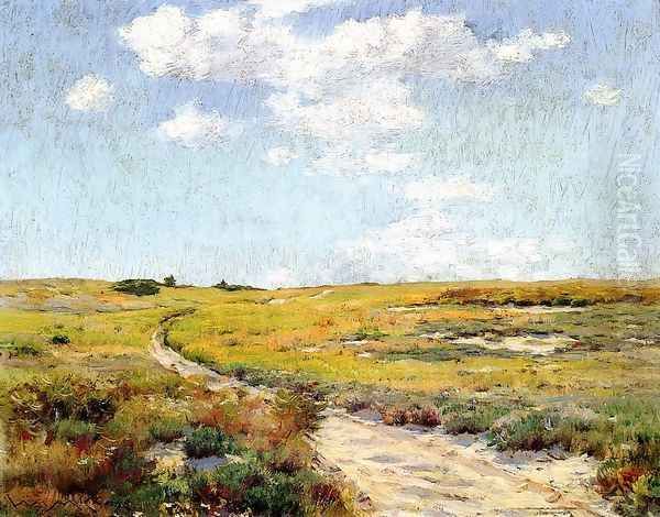 Sunny Afternoon Shinnecock Hills Oil Painting by William Merritt Chase