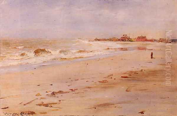 Coastal View Oil Painting by William Merritt Chase