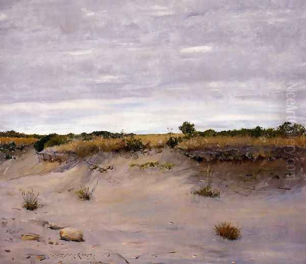 Wind Swept Sands, Shinnecock, Long Island Oil Painting by William Merritt Chase