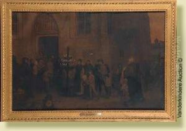 uvre De Ch Oil Painting by Charles de Groux