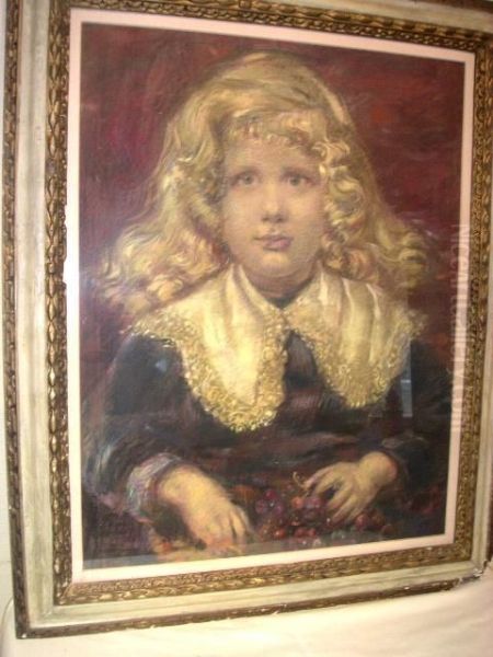 Portrait D'un Jeunegarcon Oil Painting by Charles de Groux