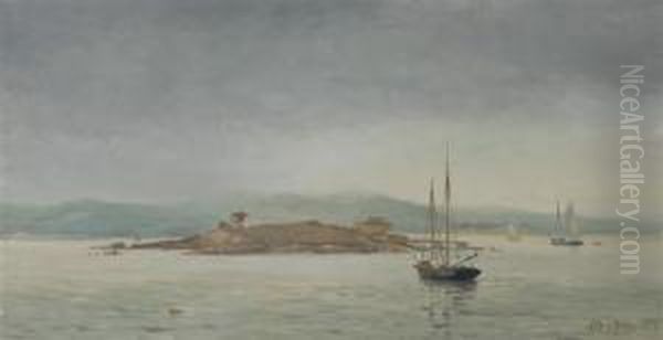 Ten Pound Island Oil Painting by Mauritz F. H. de Haas