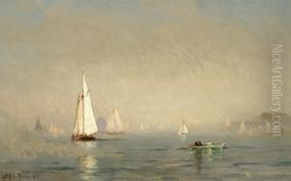 Morning, Long Island Oil Painting by Mauritz F. H. de Haas