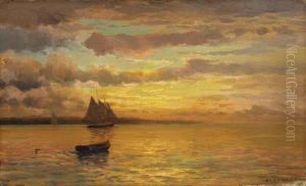 An Afternoon Sail Oil Painting by Mauritz F. H. de Haas