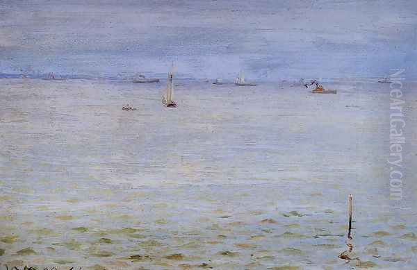 Seascape Oil Painting by William Merritt Chase