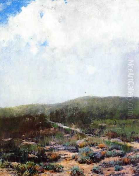 Dunes At Shinnecock Oil Painting by William Merritt Chase