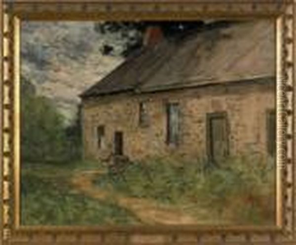 House Portrait Oil Painting by Franklin De Haven