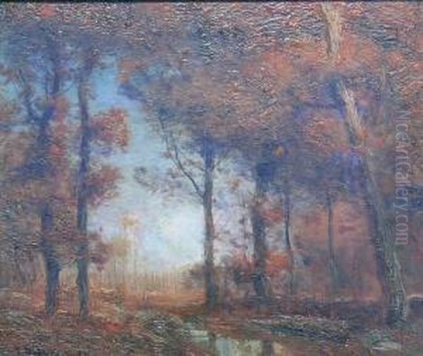 Autumn Afternoon Oil Painting by Franklin De Haven