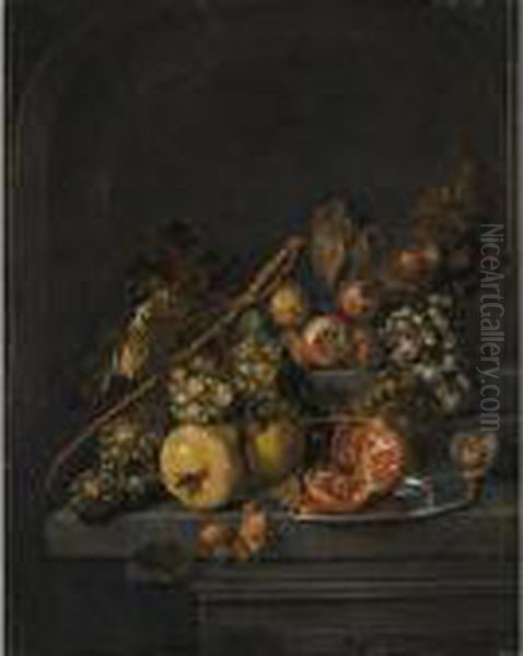 Still Life Oil Painting by Cornelis De Heem