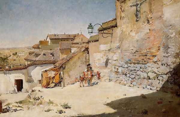 Sunny Spain Oil Painting by William Merritt Chase