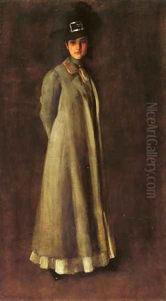 My Daughter Dieudonne (Alice Dieudonne Chase) Oil Painting by William Merritt Chase