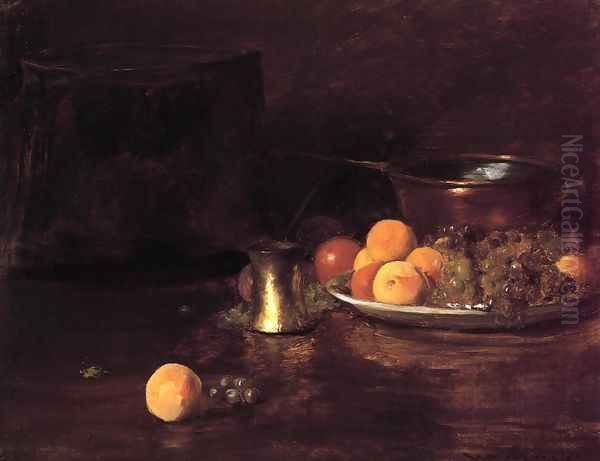 Still Life - Fruit Oil Painting by William Merritt Chase