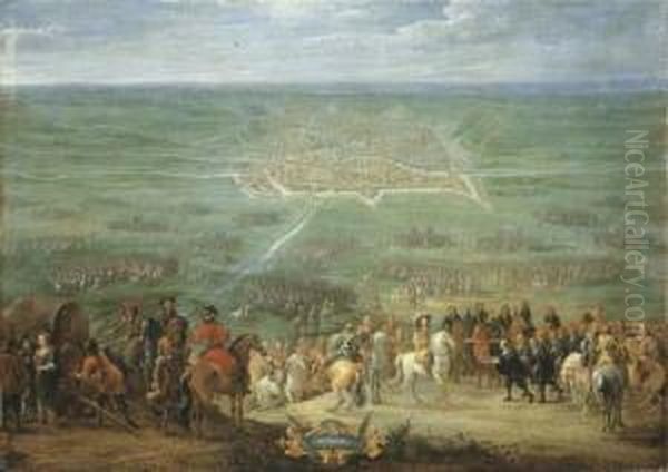 La Reddition De La Ville D'utrecht Oil Painting by Lambert de Hondt