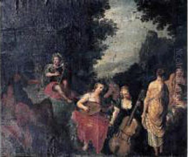 Apollon Et Les Muses Oil Painting by Lambert de Hondt