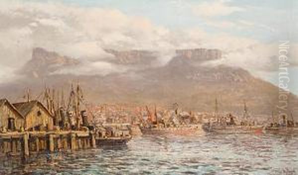 Table Bay Oil Painting by Tinus De Jong