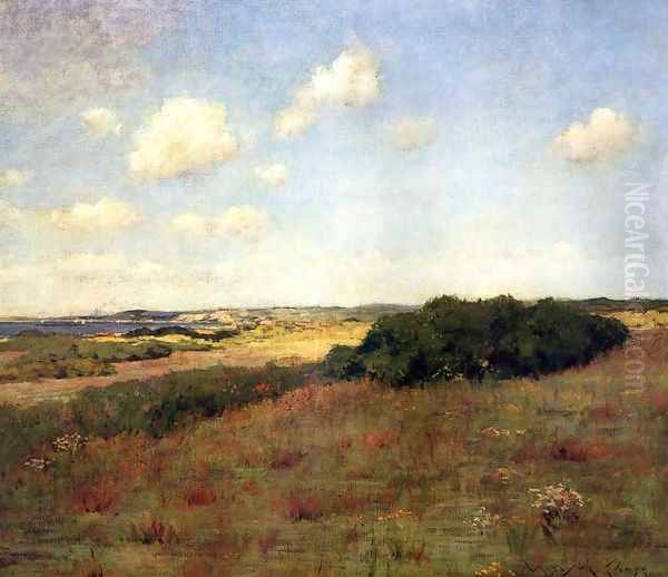 Sunlight and Shadow, Shinnecock Hills, c.1895 Oil Painting by William Merritt Chase