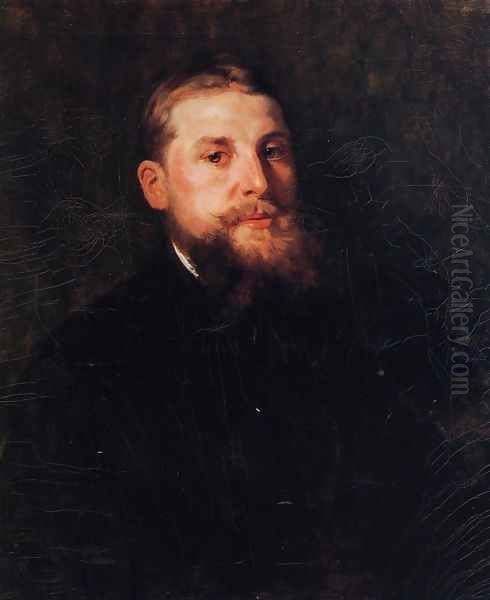 Portrait of a Gentleman Oil Painting by William Merritt Chase