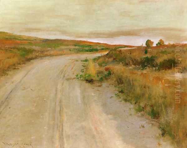 At Shinnecock Hills Oil Painting by William Merritt Chase