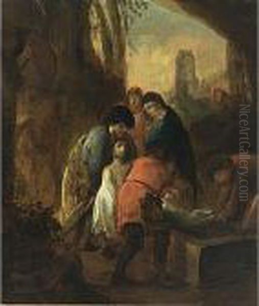 The Entombment Oil Painting by Thomas De Keyser