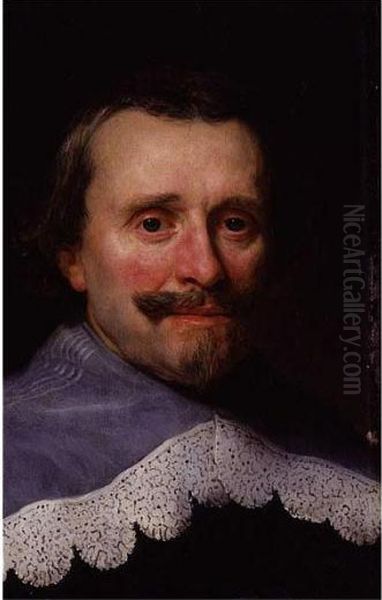 Portrait Of A Gentleman Oil Painting by Thomas De Keyser