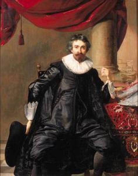 Portrait Of A Gentleman Oil Painting by Thomas De Keyser